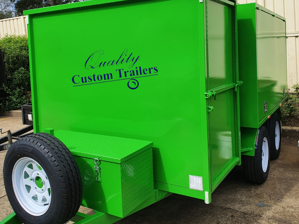 custom mower trailer